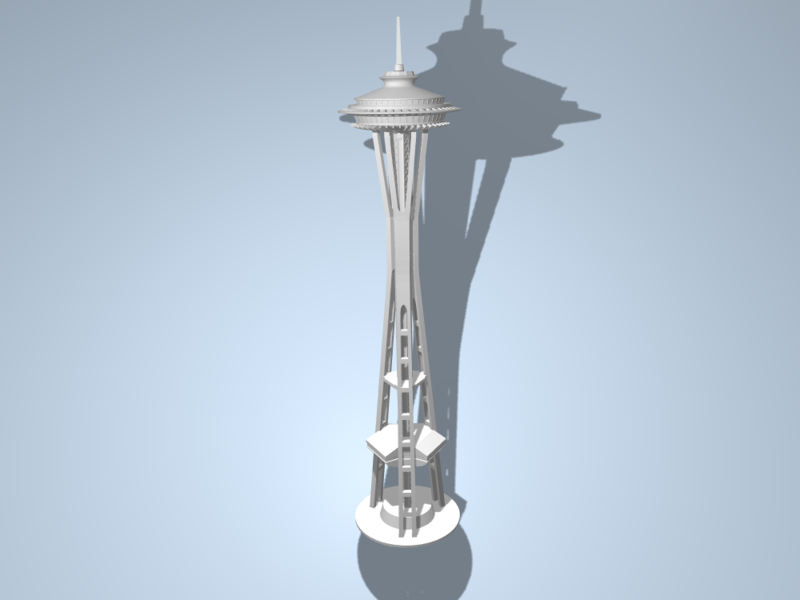 Space Needle Toybox 3D Print Your Own Toys